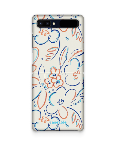 Bloom Doodles Hard Shell Phone Case Samsung Galaxy Z Flip