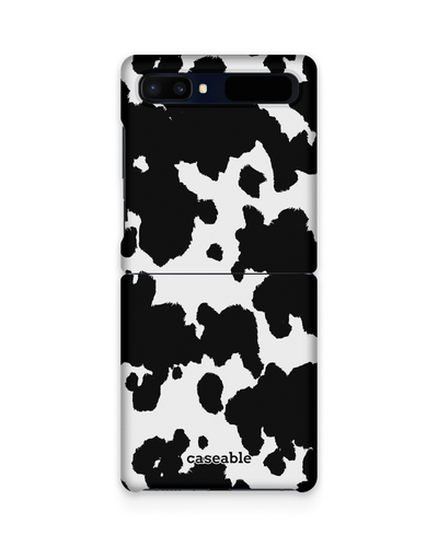 Cow Print Hard Shell Phone Case Samsung Galaxy Z Flip