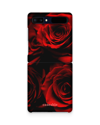 Red Roses Hard Shell Phone Case Samsung Galaxy Z Flip