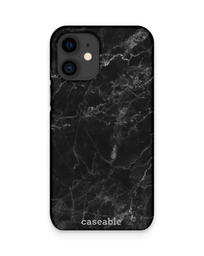 Midnight Marble Hard Shell Phone Case Apple iPhone 12 mini