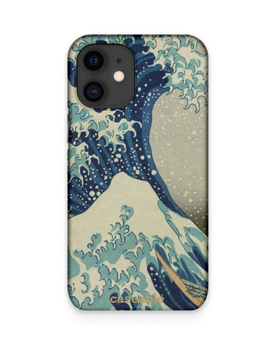 Great Wave Off Kanagawa By Hokusai Hard Shell Phone Case Apple iPhone 12 mini
