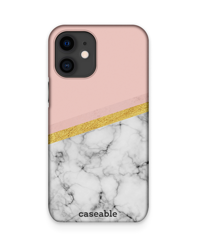 Marble Slice Hard Shell Phone Case Apple iPhone 12 mini