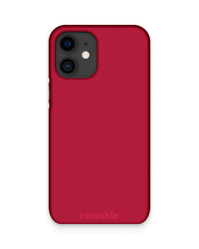 RED Hard Shell Phone Case Apple iPhone 12 mini