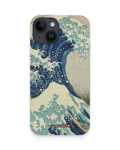 Great Wave Off Kanagawa By Hokusai Hard Shell Phone Case for Apple iPhone 15