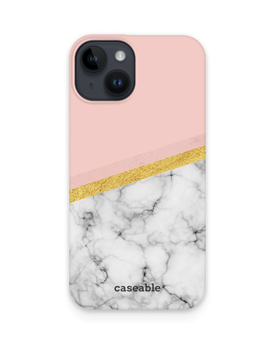Marble Slice Hard Shell Phone Case for Apple iPhone 14