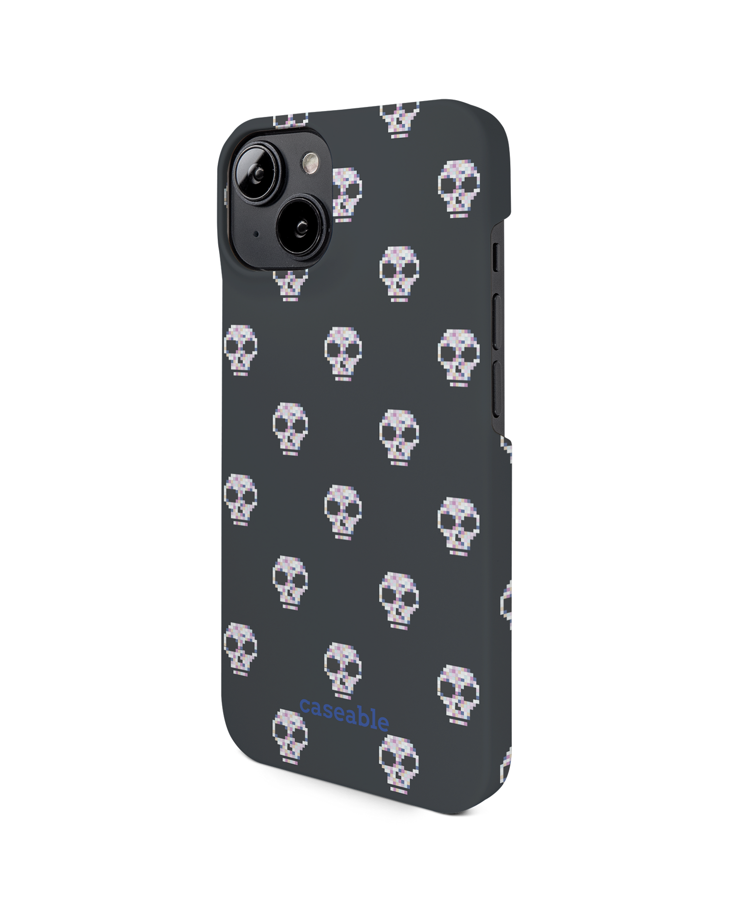 Digital Skulls Hard Shell Phone Case for Apple iPhone 14: View from the right side