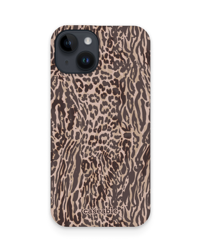 Animal Skin Tough Love Hard Shell Phone Case for Apple iPhone 15