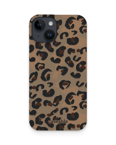 Leopard Repeat Hard Shell Phone Case for Apple iPhone 14