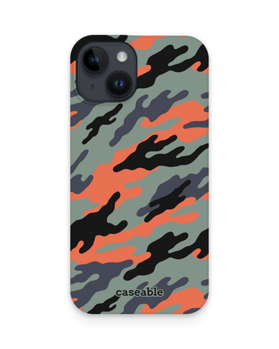 Camo Sunset Hard Shell Phone Case for Apple iPhone 14