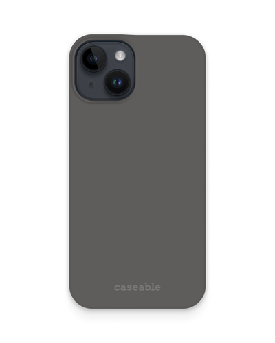 SPACE GREY Hard Shell Phone Case for Apple iPhone 15