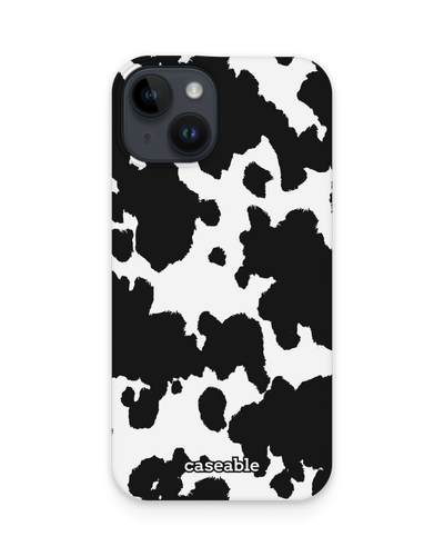 Cow Print Hard Shell Phone Case for Apple iPhone 15