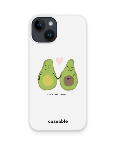 Avocado Hard Shell Phone Case for Apple iPhone 15
