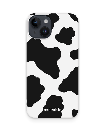 Cow Print 2 Hard Shell Phone Case for Apple iPhone 15