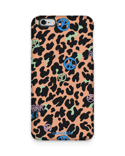 Leopard Peace Palms Hard Shell Phone Case Apple iPhone 6 Plus, Apple iPhone 6s Plus