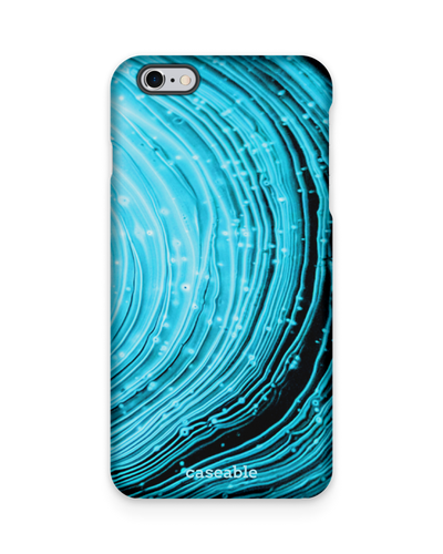 Turquoise Ripples Hard Shell Phone Case Apple iPhone 6 Plus, Apple iPhone 6s Plus