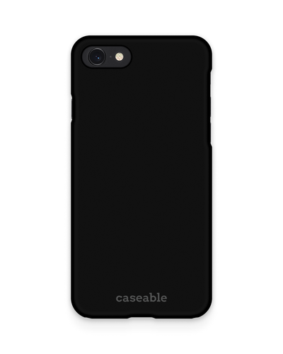 BLACK Hard Shell Phone Case Apple iPhone 7, Apple iPhone 8, Apple iPhone SE (2020), Apple iPhone SE (2022)