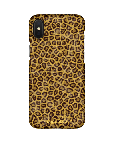 Leopard Skin Hard Shell Phone Case Apple iPhone X, Apple iPhone XS