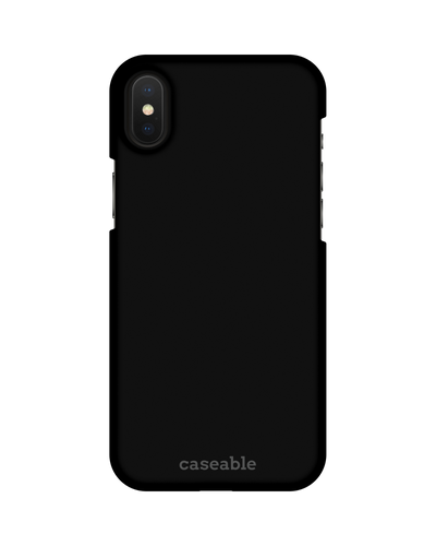 BLACK Hard Shell Phone Case Apple iPhone X, Apple iPhone XS