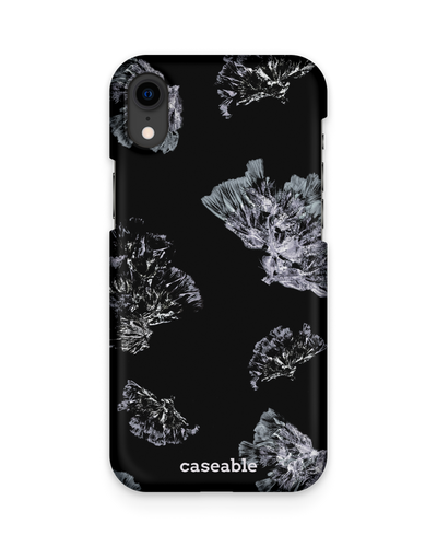Silver Petals Hard Shell Phone Case Apple iPhone XR