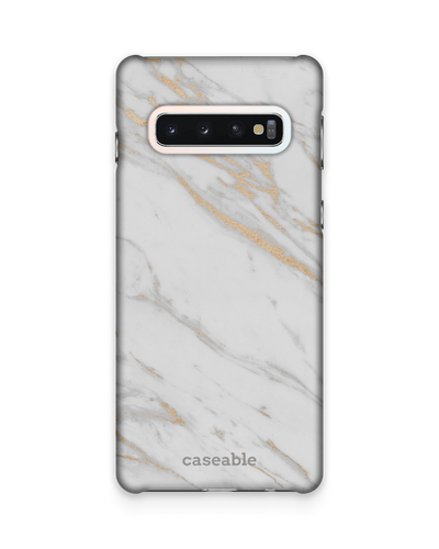 Gold Marble Elegance Hard Shell Phone Case Samsung Galaxy S10