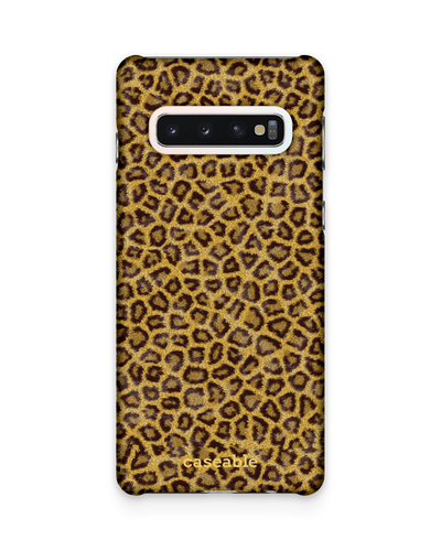 Leopard Skin Hard Shell Phone Case Samsung Galaxy S10