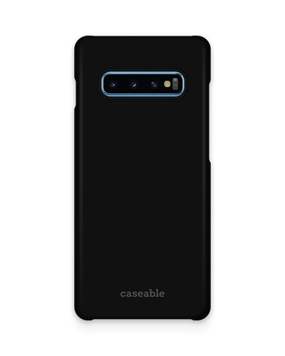BLACK Hard Shell Phone Case Samsung Galaxy S10 Plus