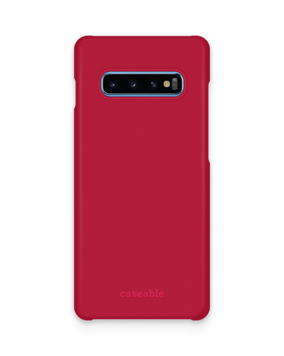 RED Hard Shell Phone Case Samsung Galaxy S10 Plus