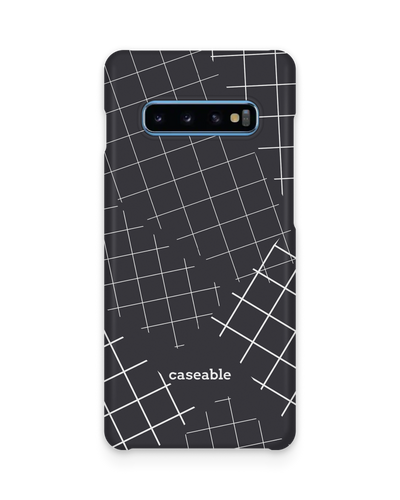 Grids Hard Shell Phone Case Samsung Galaxy S10 Plus