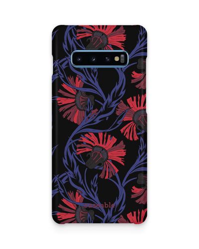Midnight Floral Hard Shell Phone Case Samsung Galaxy S10 Plus
