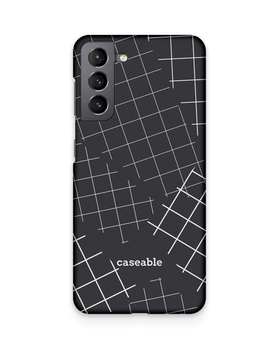 Grids Hard Shell Phone Case Samsung Galaxy S21
