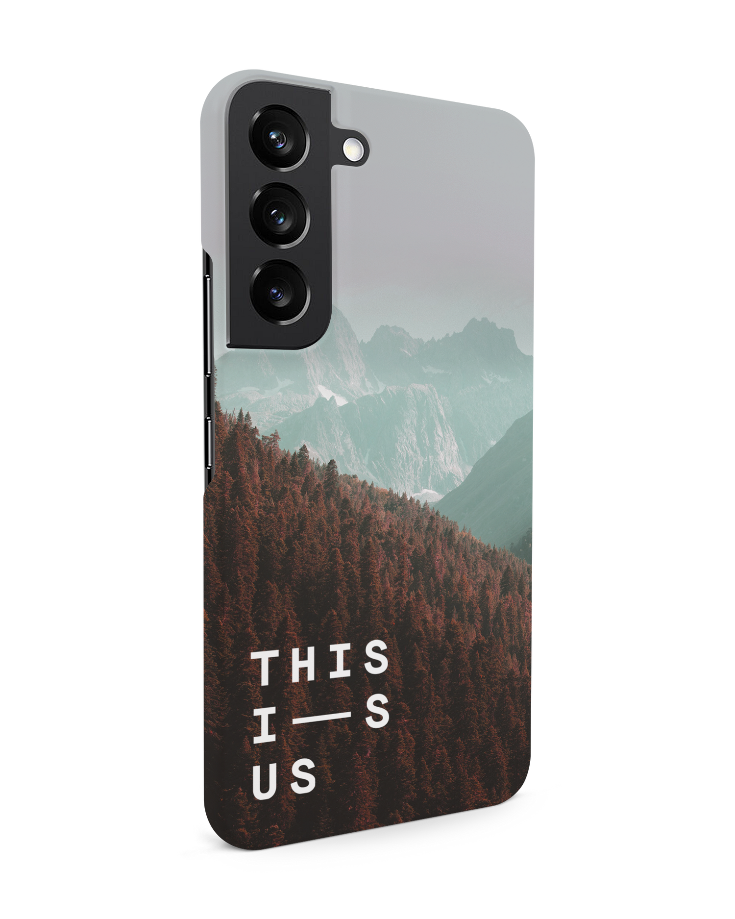 Into the Woods Hard Shell Phone Case Samsung Galaxy S22 5G: View from the left side