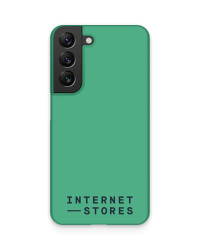 ISG Neon Green Hard Shell Phone Case Samsung Galaxy S22 5G