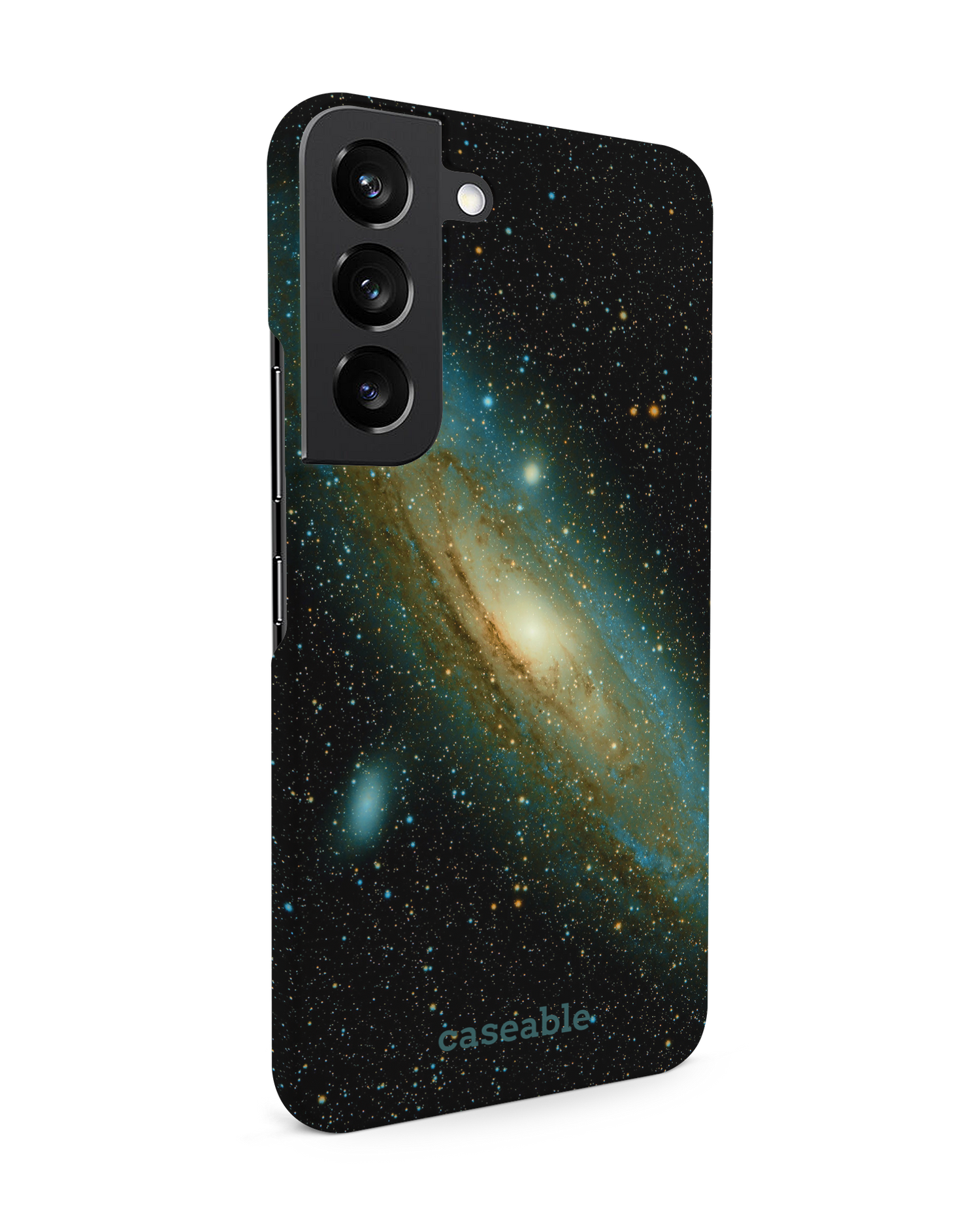 Outer Space Hard Shell Phone Case Samsung Galaxy S22 5G: View from the left side