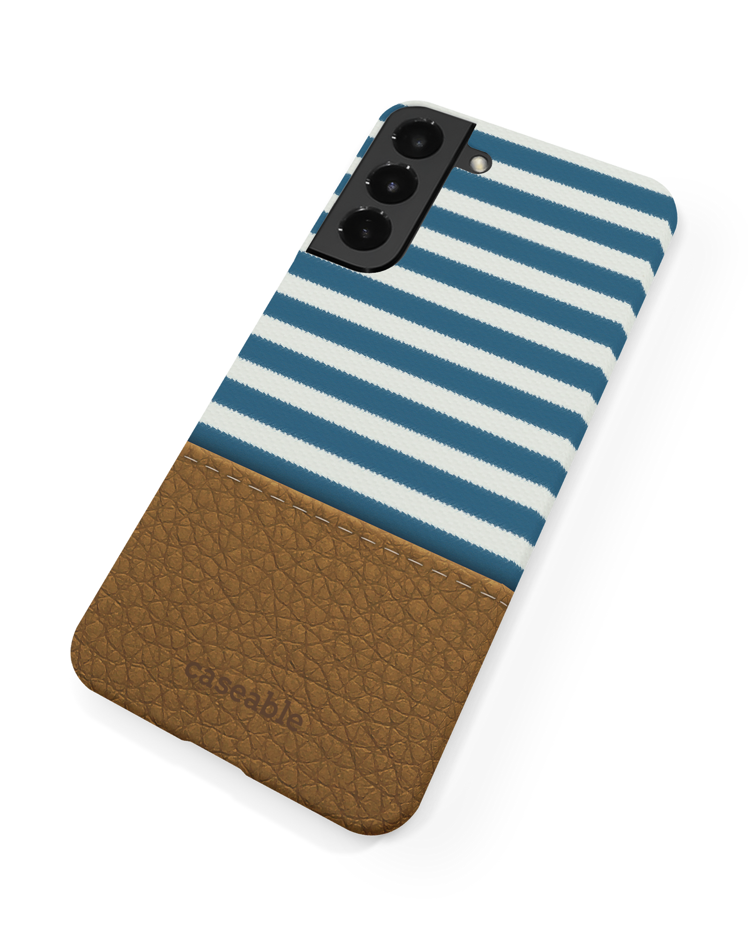 Nautical Hard Shell Phone Case Samsung Galaxy S22 5G: Back View