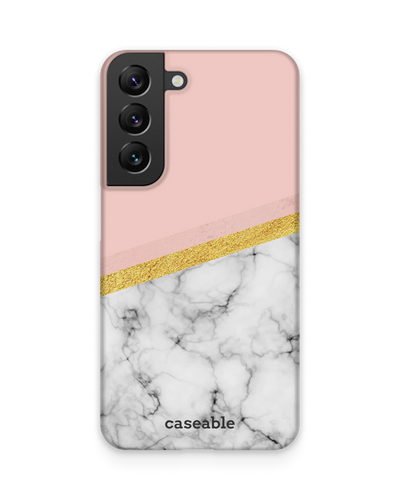 Marble Slice Hard Shell Phone Case Samsung Galaxy S22 5G