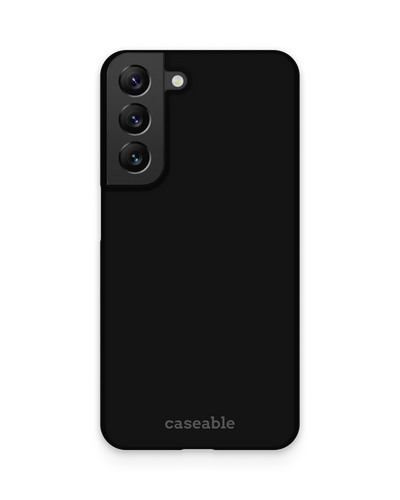 BLACK Hard Shell Phone Case Samsung Galaxy S22 5G