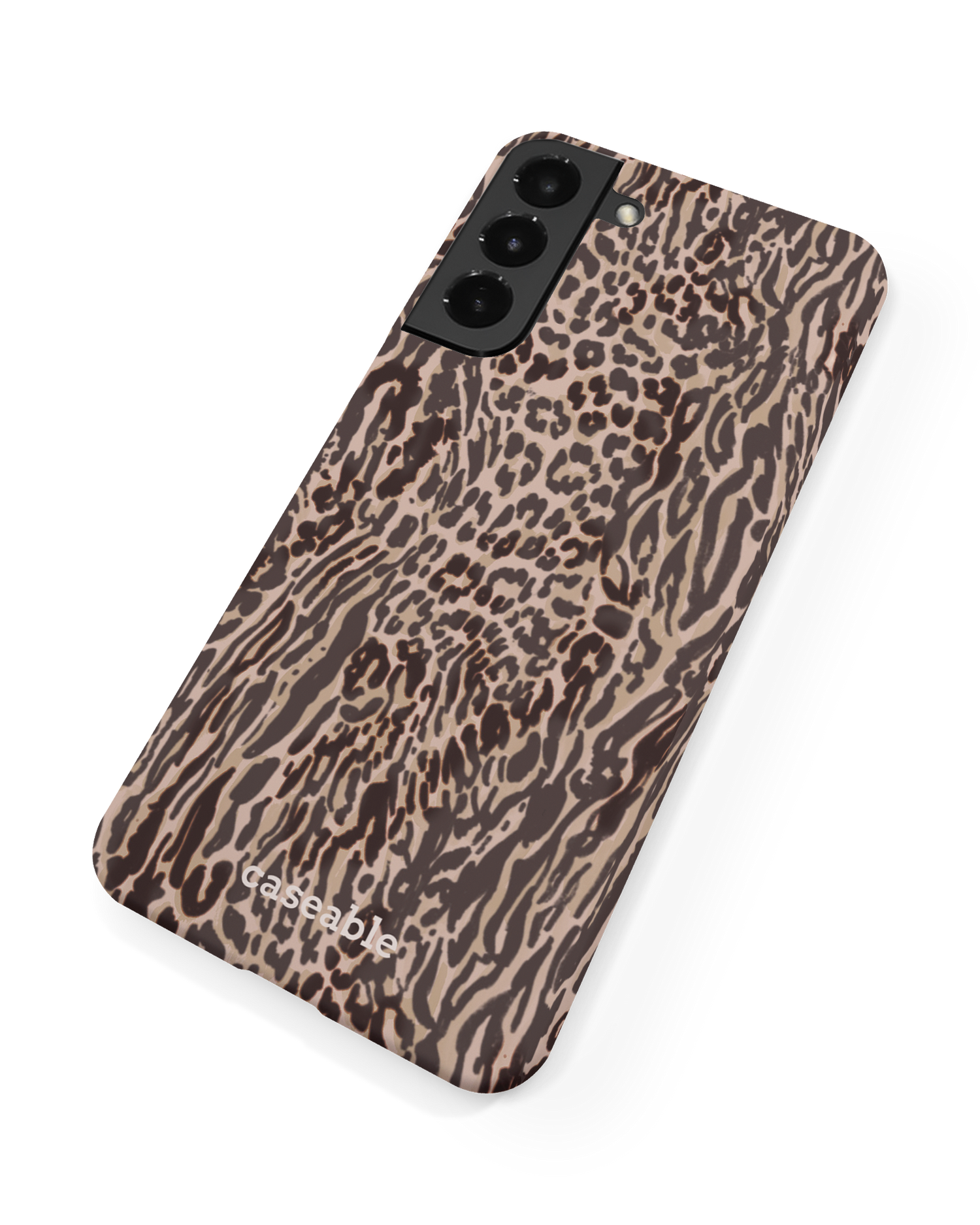 Animal Skin Tough Love Hard Shell Phone Case Samsung Galaxy S22 5G: Back View