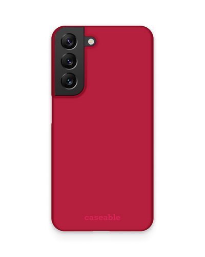 RED Hard Shell Phone Case Samsung Galaxy S22 5G