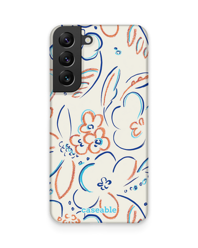 Bloom Doodles Hard Shell Phone Case Samsung Galaxy S22 5G