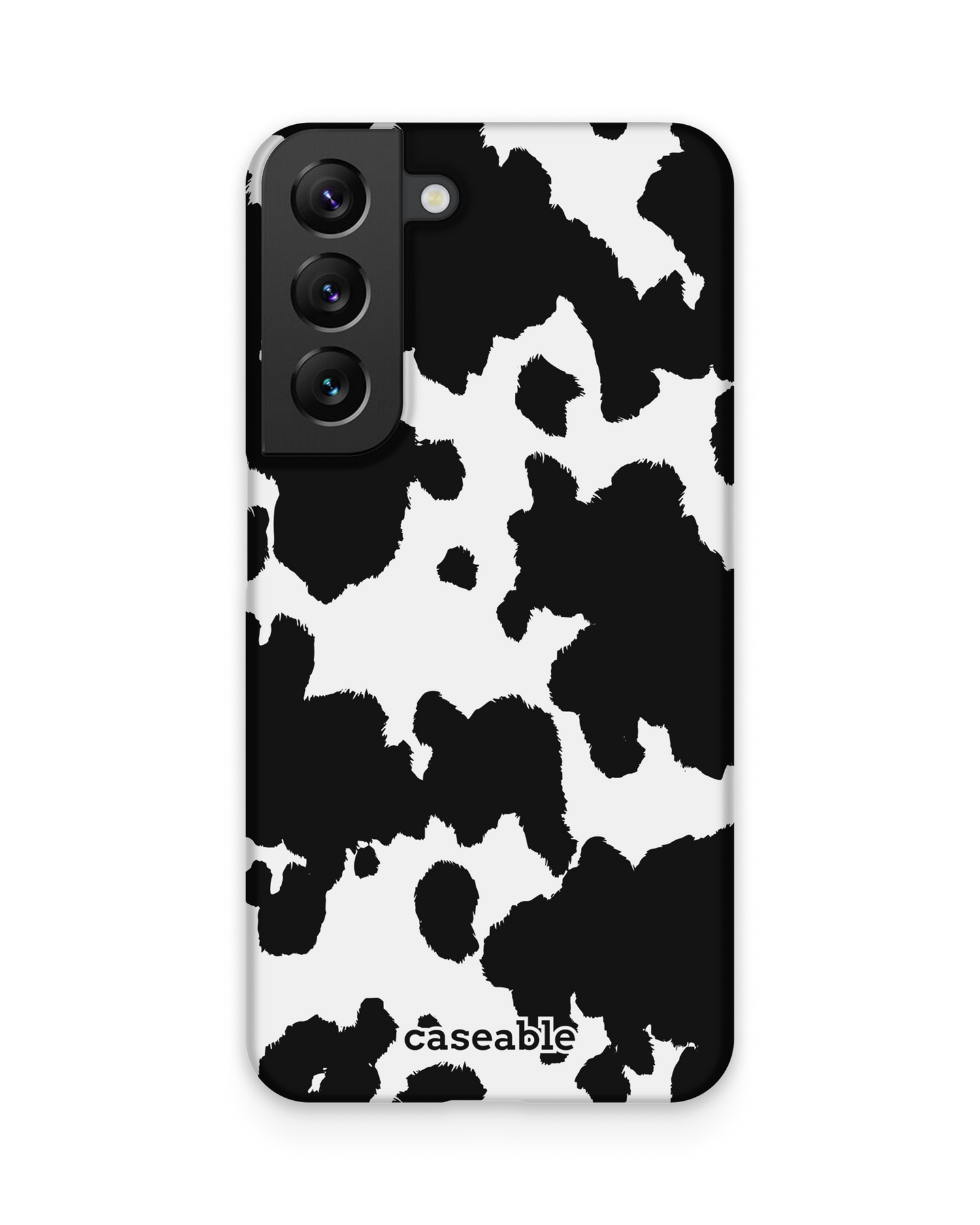 Cow Print Hard Shell Phone Case Samsung Galaxy S22 5G