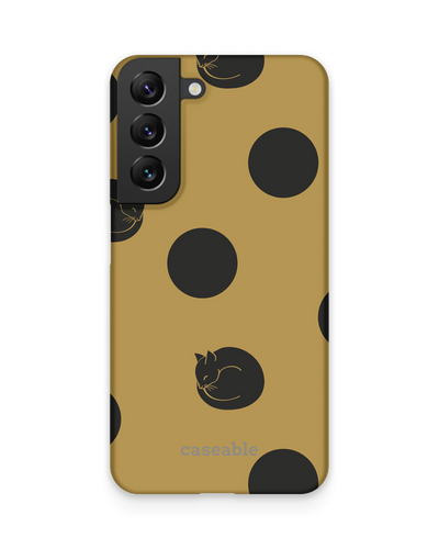 Polka Cats Hard Shell Phone Case Samsung Galaxy S22 5G