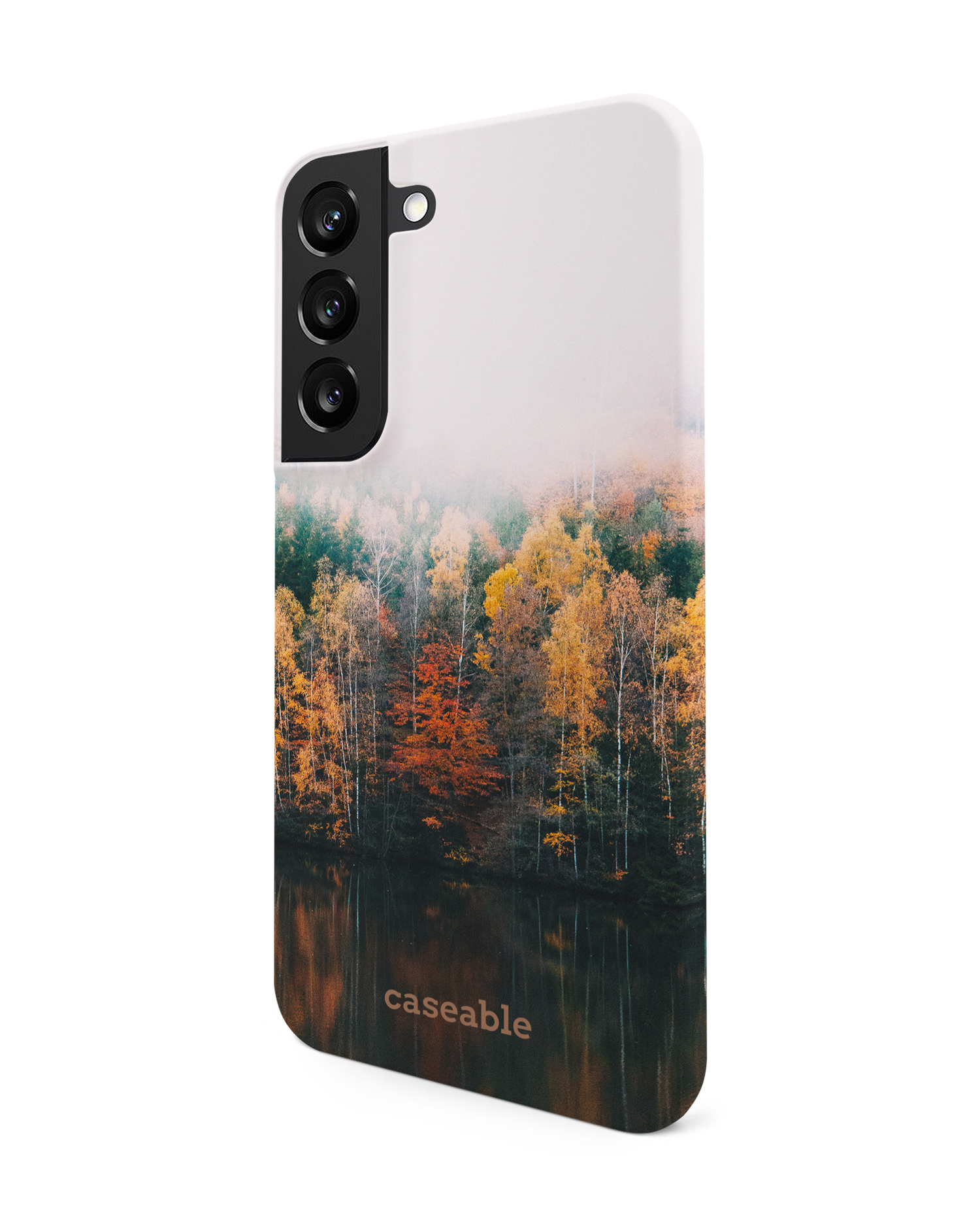 Fall Fog Hard Shell Phone Case Samsung Galaxy S22 5G: View from the right side