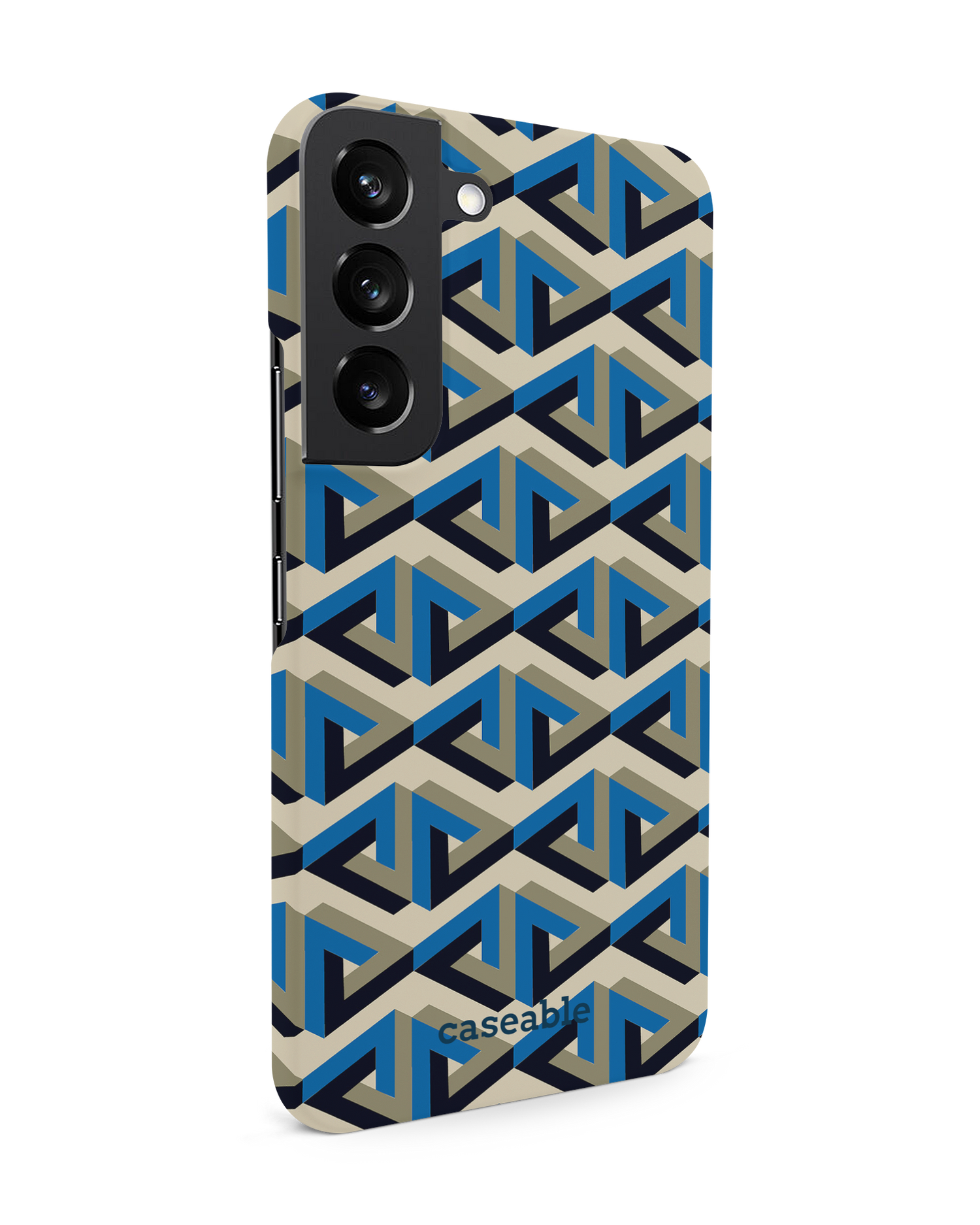 Penrose Pattern Hard Shell Phone Case Samsung Galaxy S22 5G: View from the left side