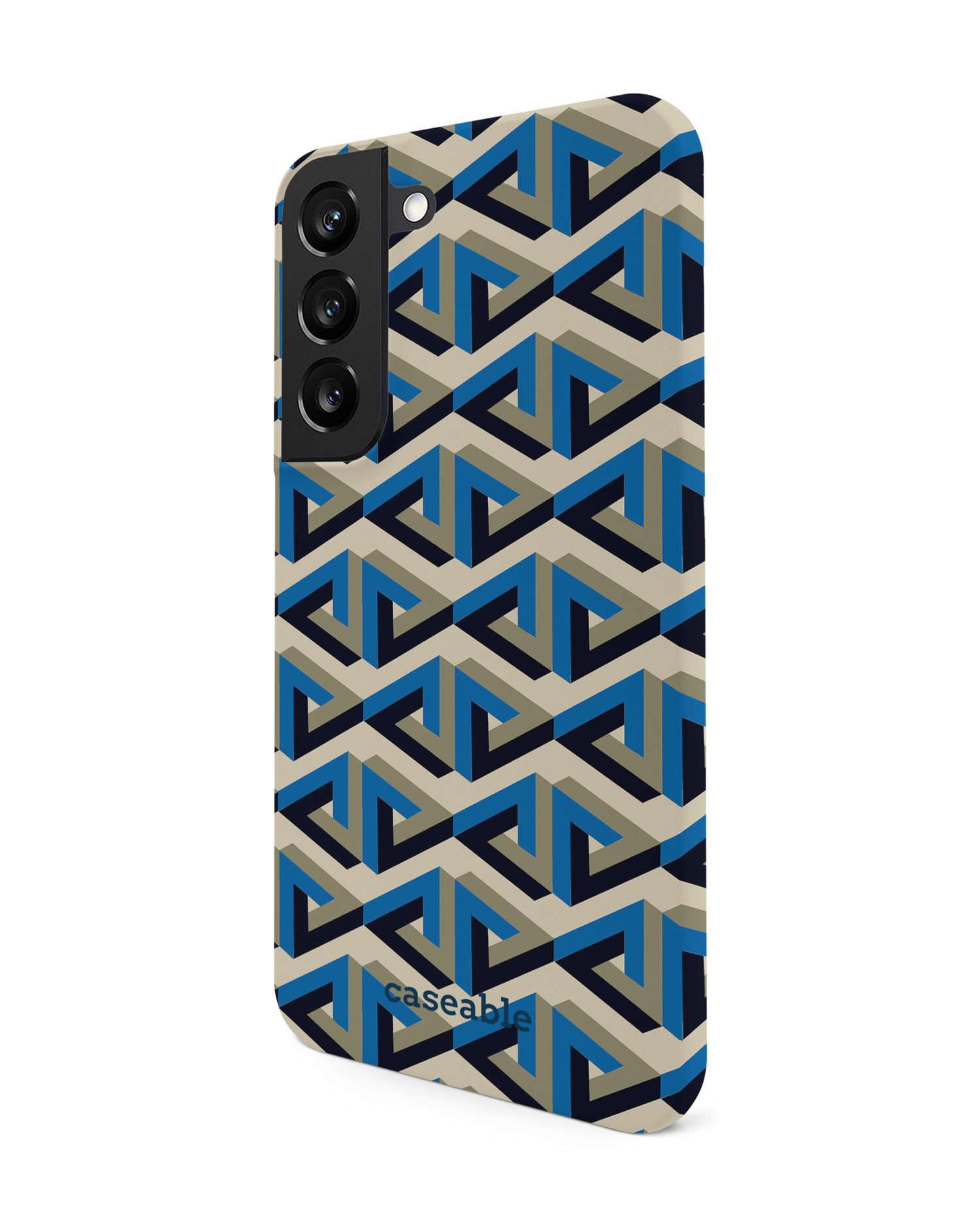 Penrose Pattern Hard Shell Phone Case Samsung Galaxy S22 5G: View from the right side