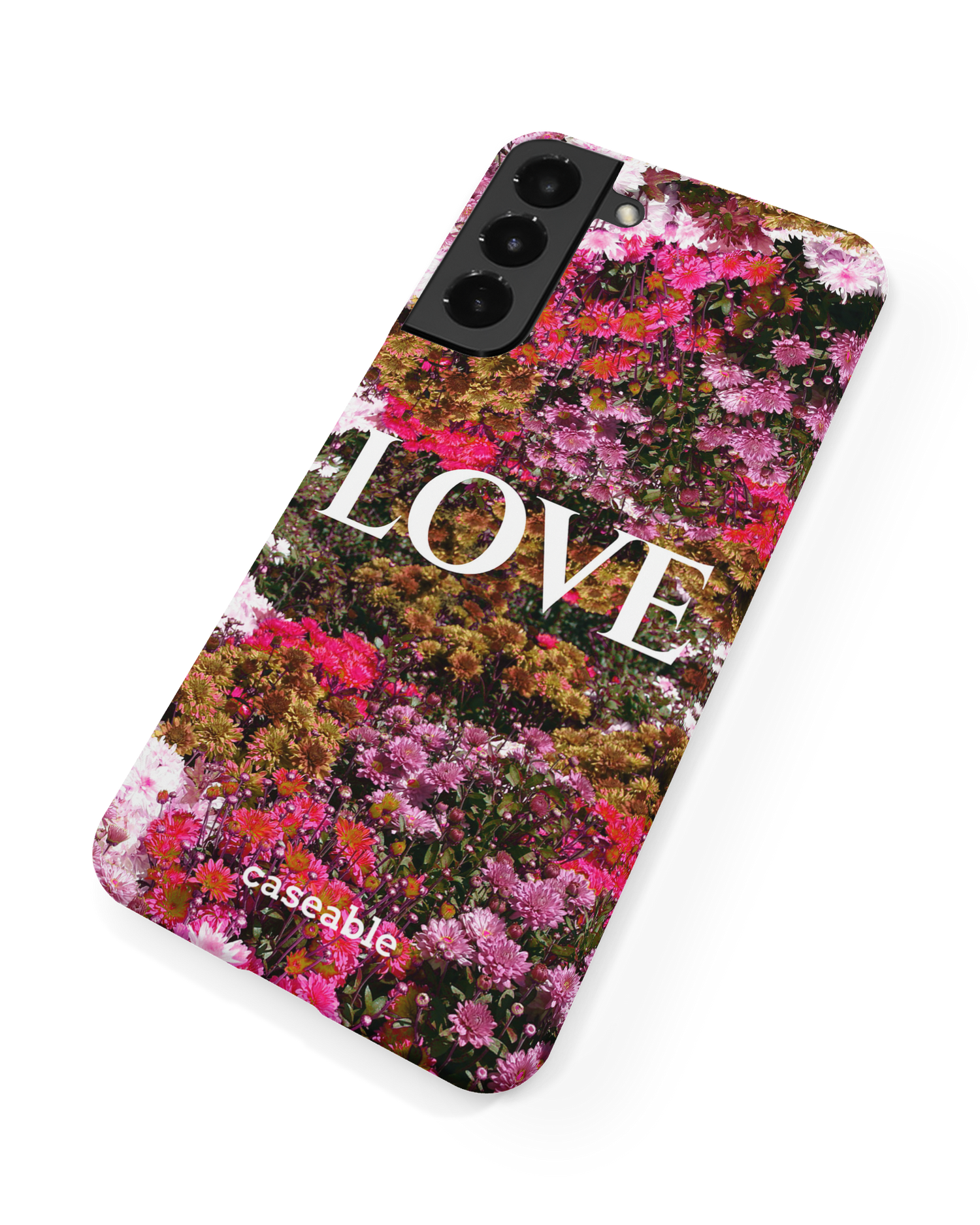 Luxe Love Hard Shell Phone Case Samsung Galaxy S22 5G: Back View