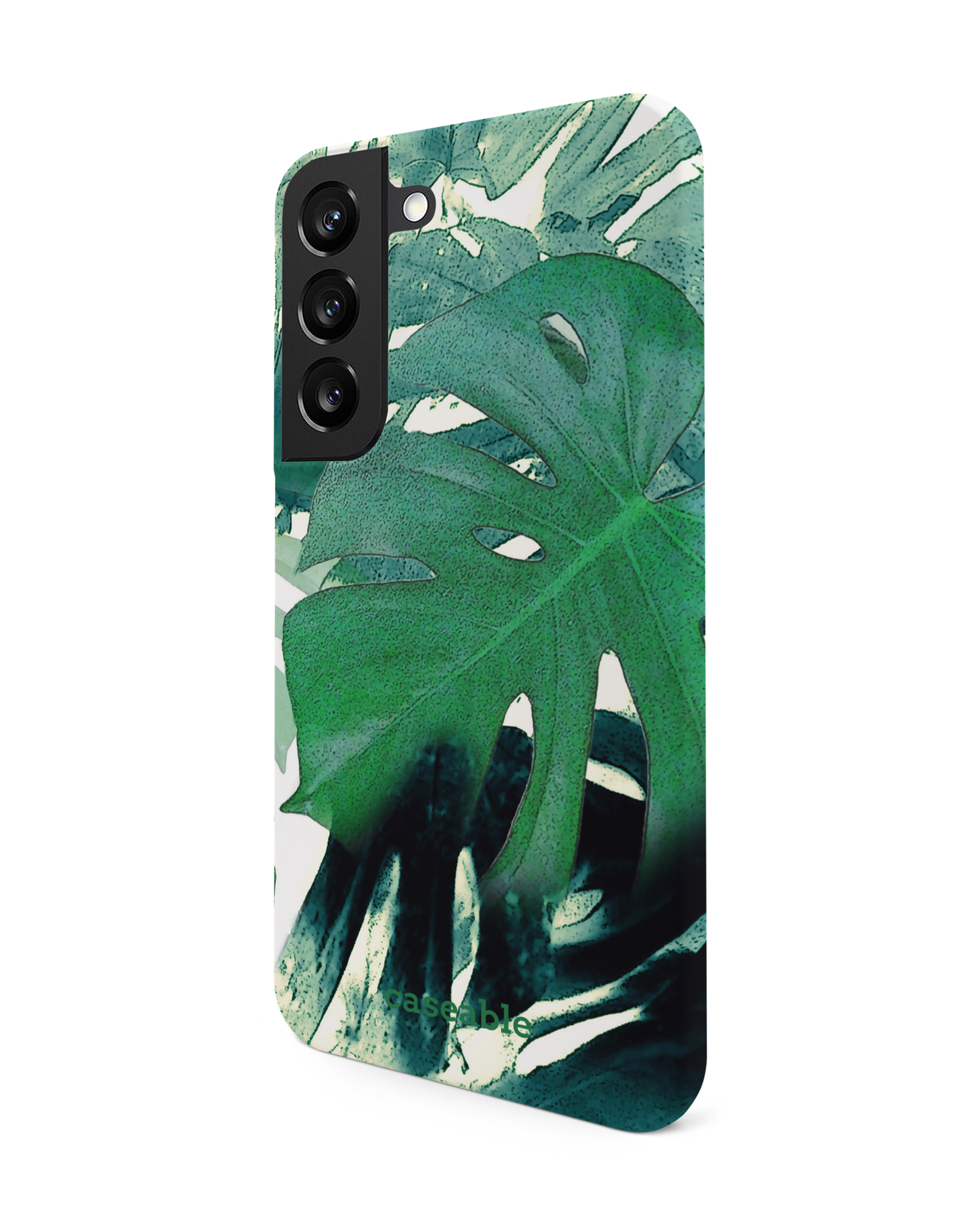 Saturated Plants Hard Shell Phone Case Samsung Galaxy S22 5G: View from the right side