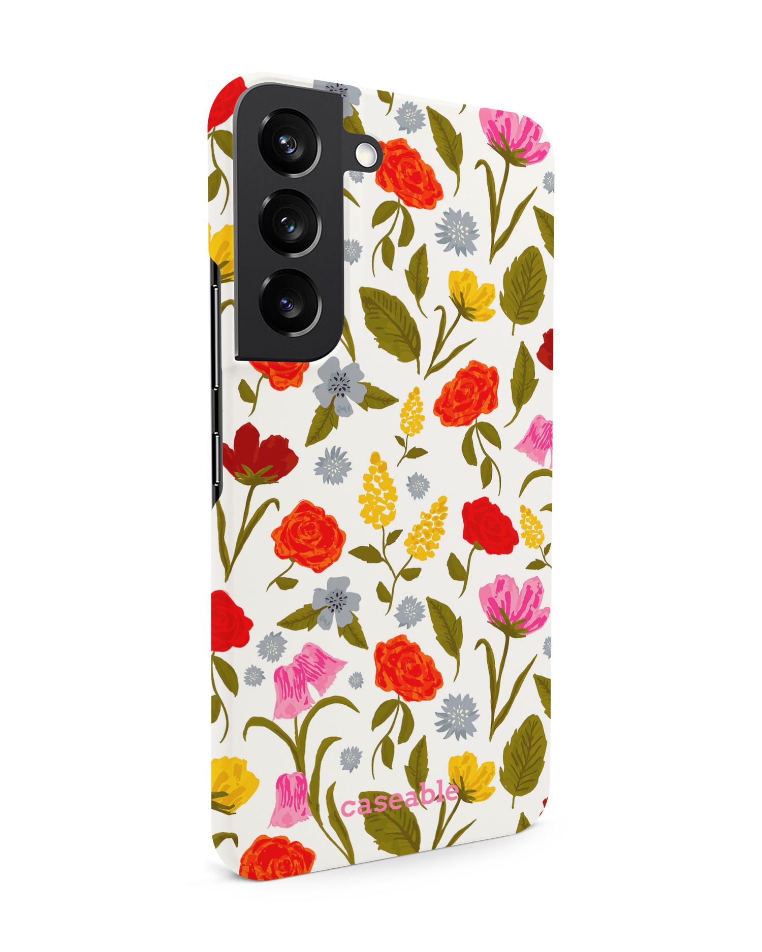 Botanical Beauties Hard Shell Phone Case Samsung Galaxy S22 5G: View from the left side