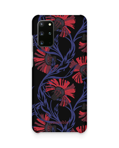 Midnight Floral Hard Shell Phone Case Samsung Galaxy S20 Plus