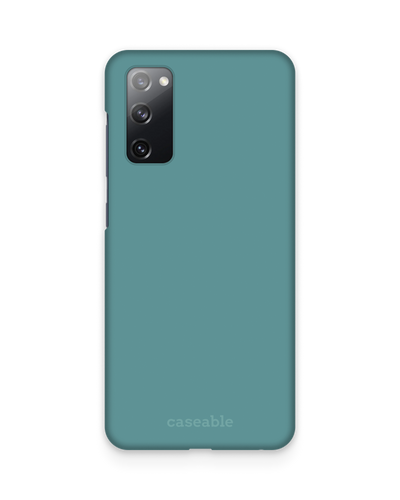 TURQUOISE Hard Shell Phone Case Samsung Galaxy S20 FE (Fan Edition)