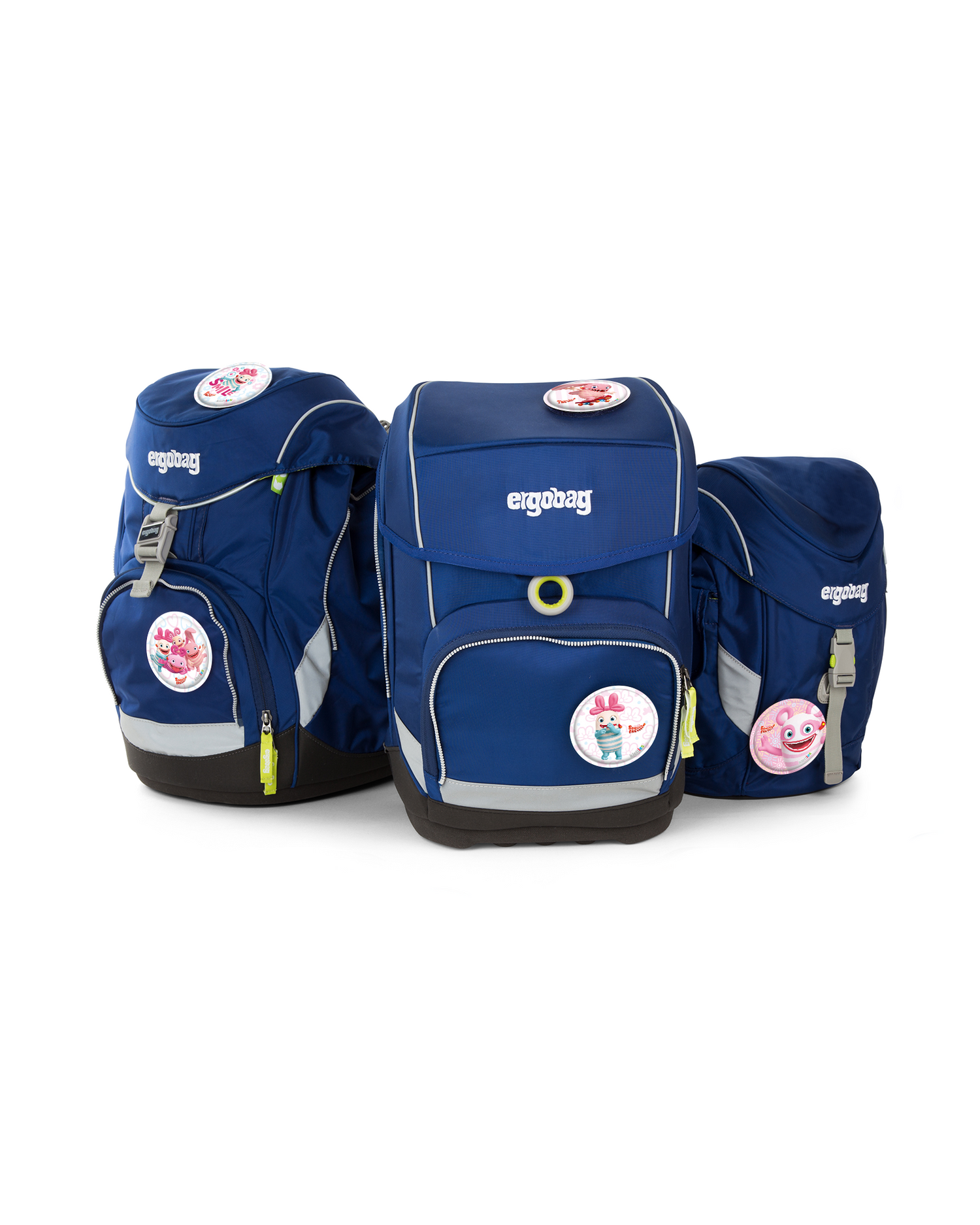 ergobag backpacks with Sorgenfresser Smile Set of 5 Kletties